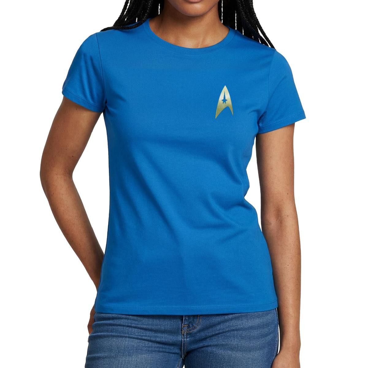 Spreadshirt T-Shirt Star Trek The Original Series Logo Frauen T-Shirt (1-tlg)