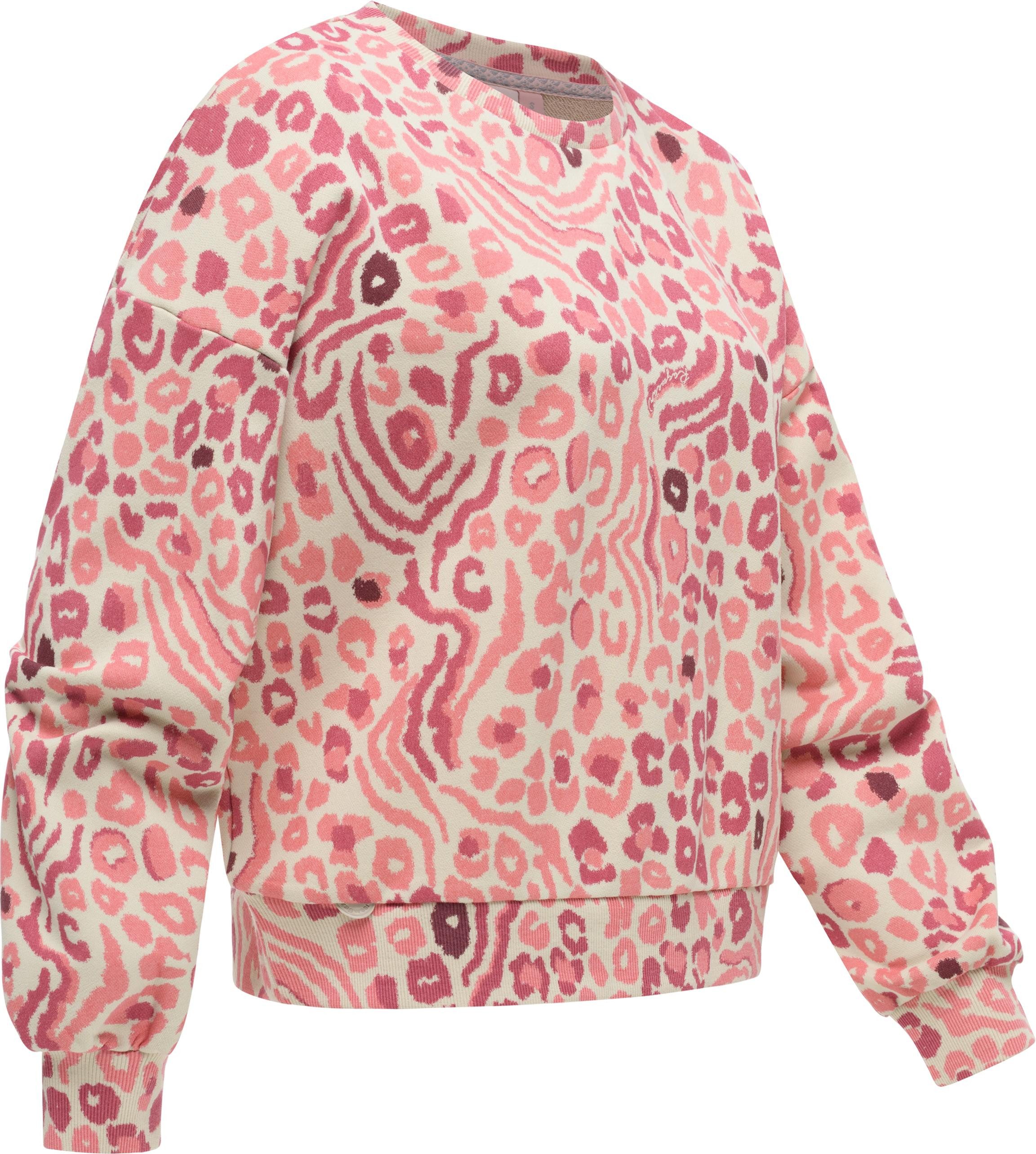 Ragwear Sweater Wuss Print lässiges oversized Damen Sweatshirt mit Allover-Print