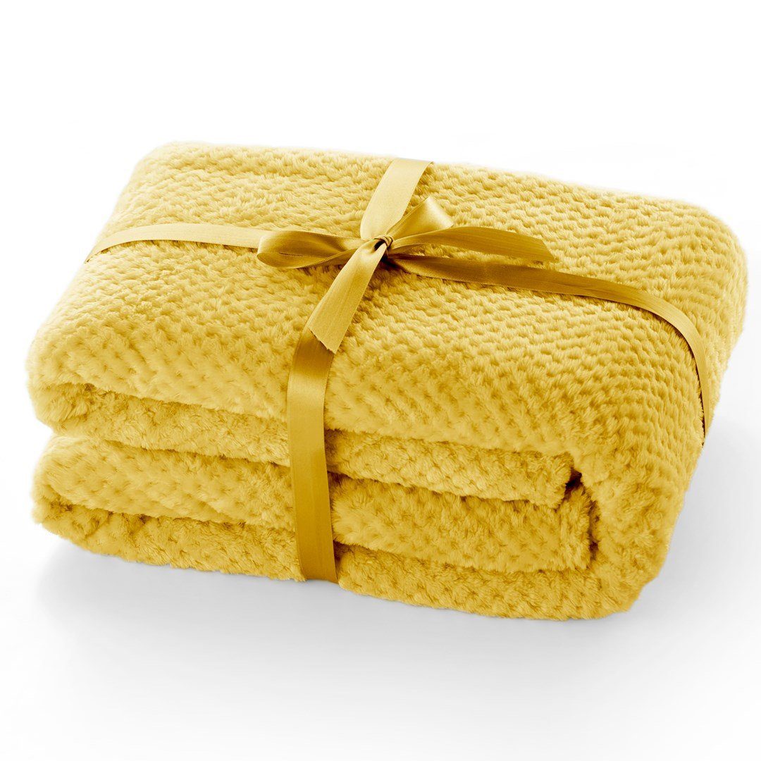 Wohndecke Decke Microfaser Wohndecke Tagesdecke Fleece, DecoKing, weich sanft kuschelig skandinavischer Stil