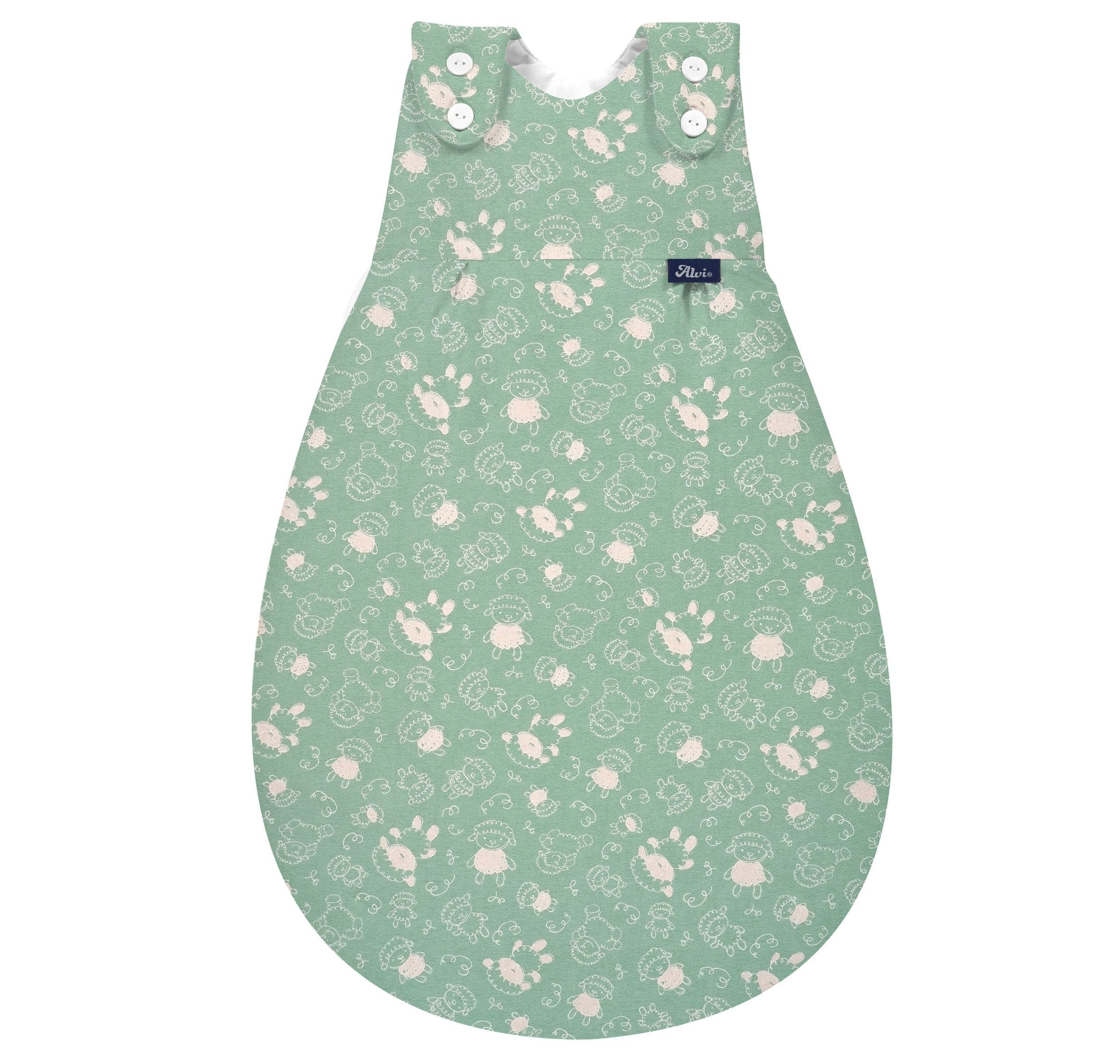Alvi® Babyschlafsack Baby Mäxchen Außensack Schlafsack Exclusiv, über 2 Größen mitwachsend, atmungsaktiv bis 60 Grad waschbar aus 100%