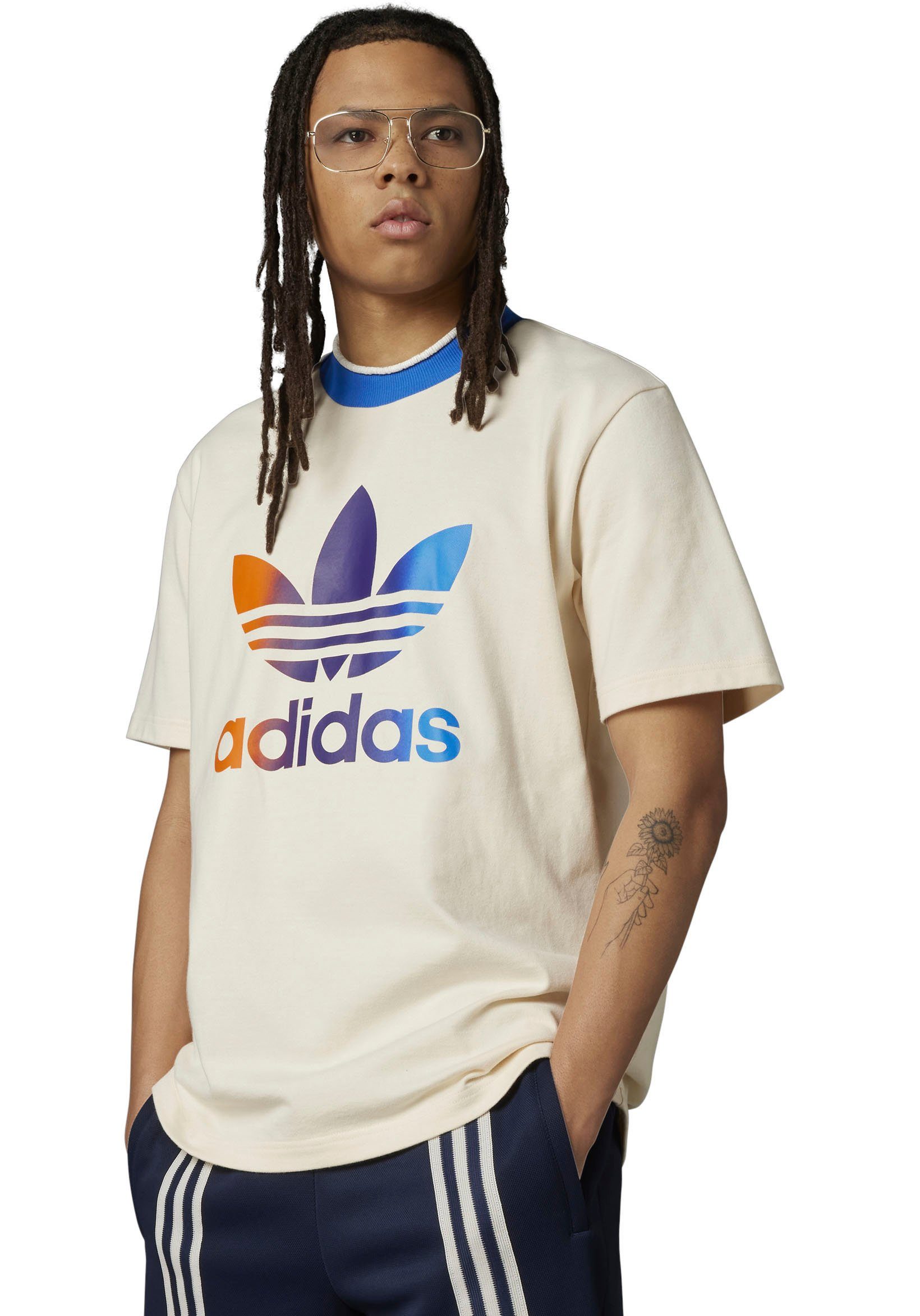 adidas Originals Ein mit TEE, TREFOIL Retro-Piece T-Shirt Oversize-Passform