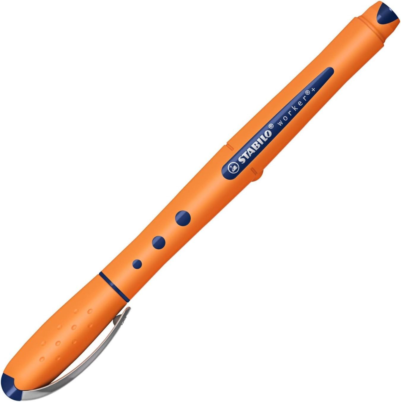 STABILO Tintenroller STABILO worker+ fine Tintenroller blau 0,3 mm