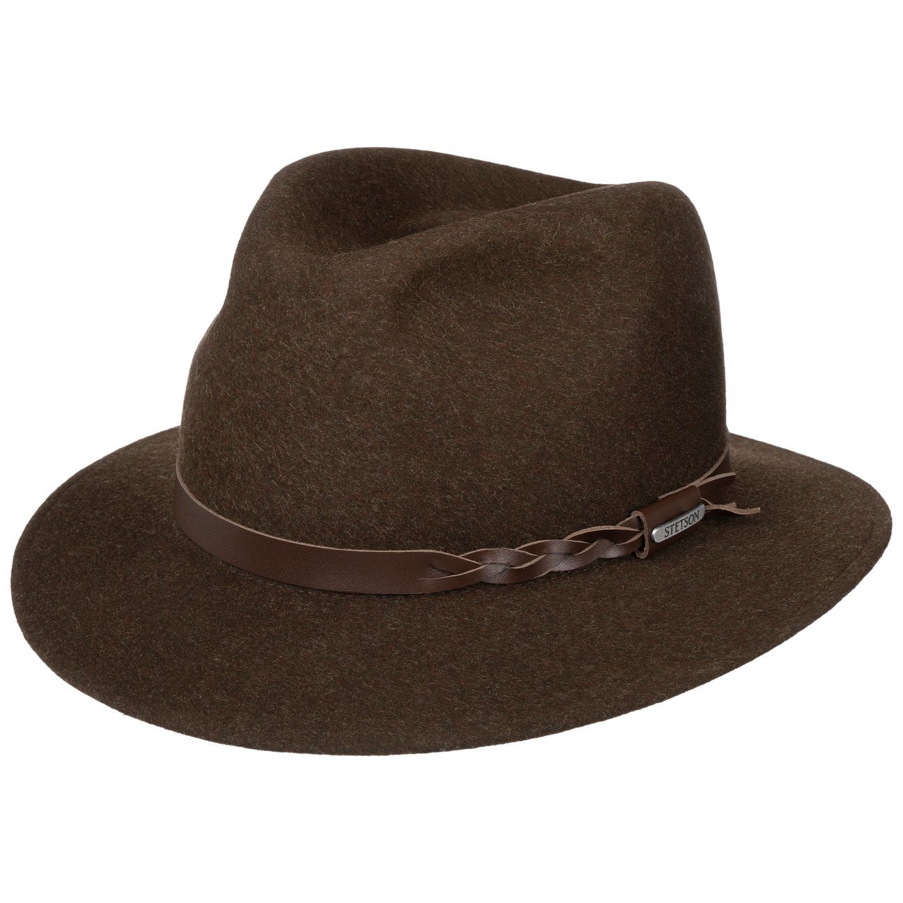 Stetson Filzhut (1-St) Wollfilzhut mit Lederband, Made in the EU