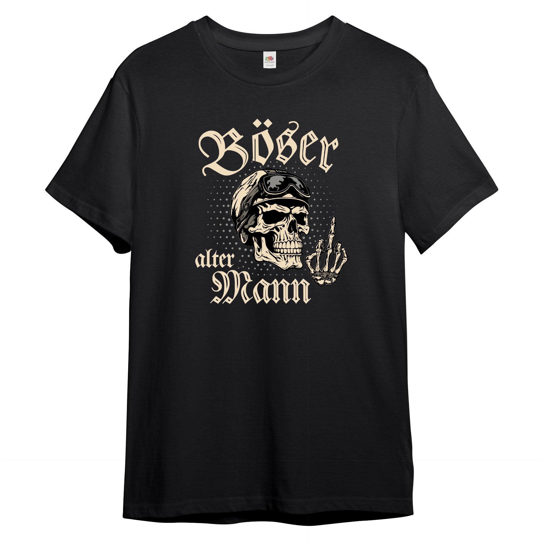 PAULGOS Print-Shirt Herren T-Shirt "Böser alter Mann"