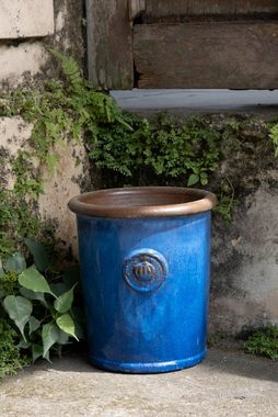 Teramico Pflanzkübel Keramik "Provence II" 25x28cm Royal Blau, 100% Frostfest