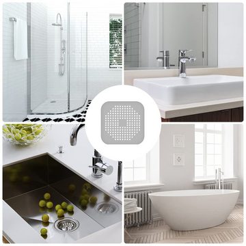 Meri-Home Abflusssieb Silikon Spülbecken Dusche Badewanne Waschbecken Küche Abflusssiebe, (2-St)