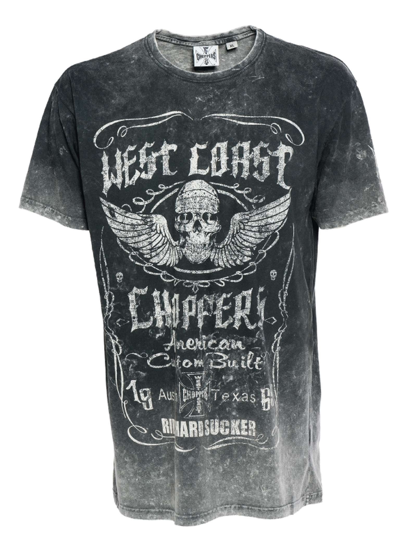 West Coast Choppers T-Shirt WCC Ride Hard Sucker