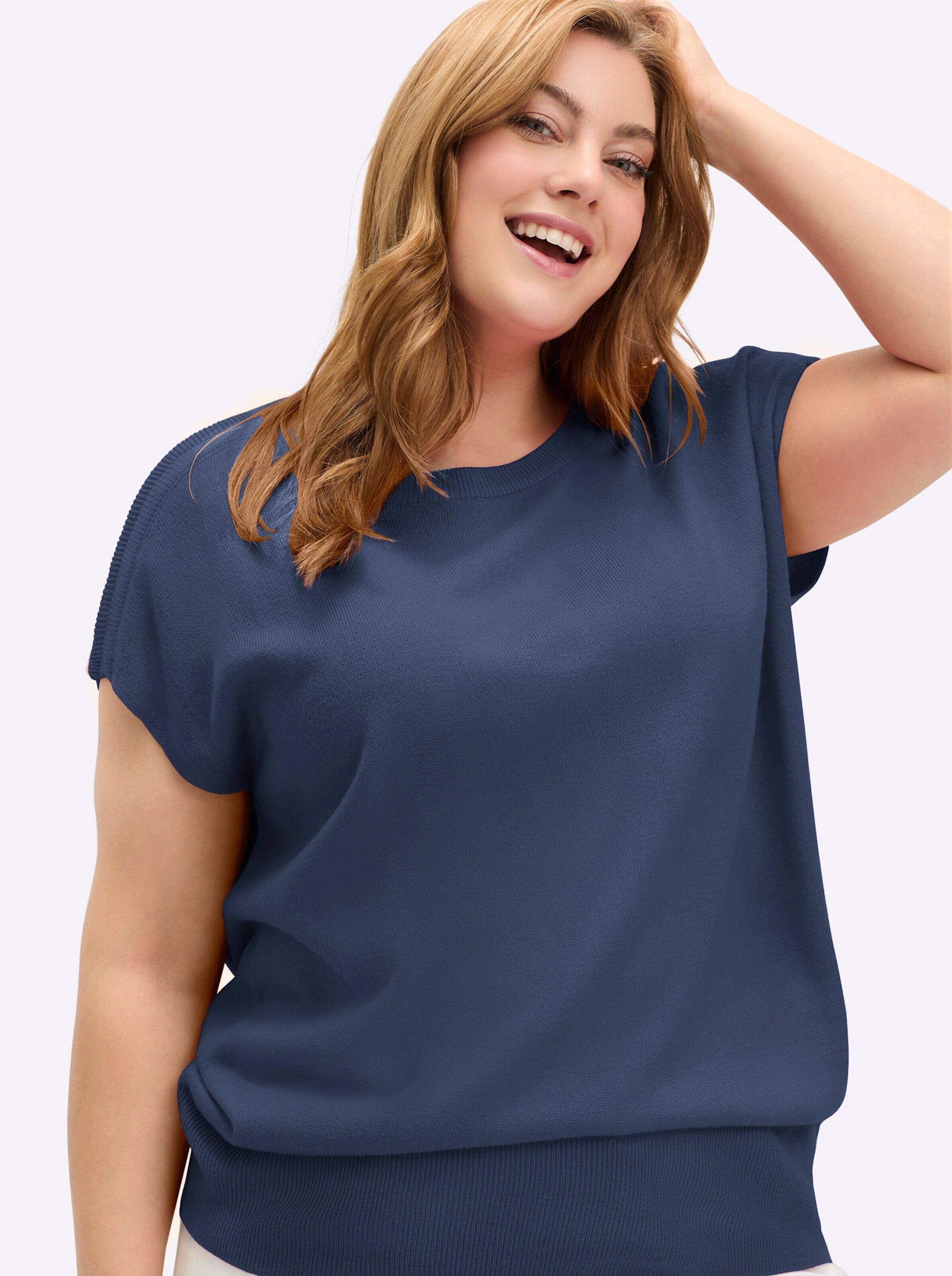 Sieh an! Pullunder Pullunder Kurzarm Jersey