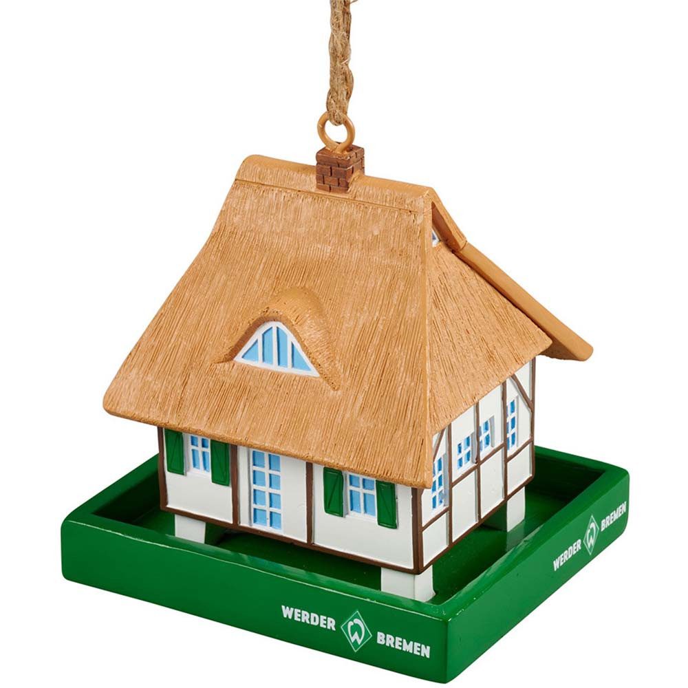 Werder Bremen Gartenfigur SV Werder Bremen Vogelfutterhaus klein
