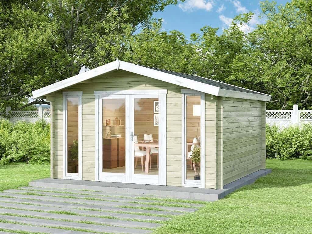 Thumbnail - Alpholz Gartenhaus Holz Mirko Modern, BxT: 420x350 cm