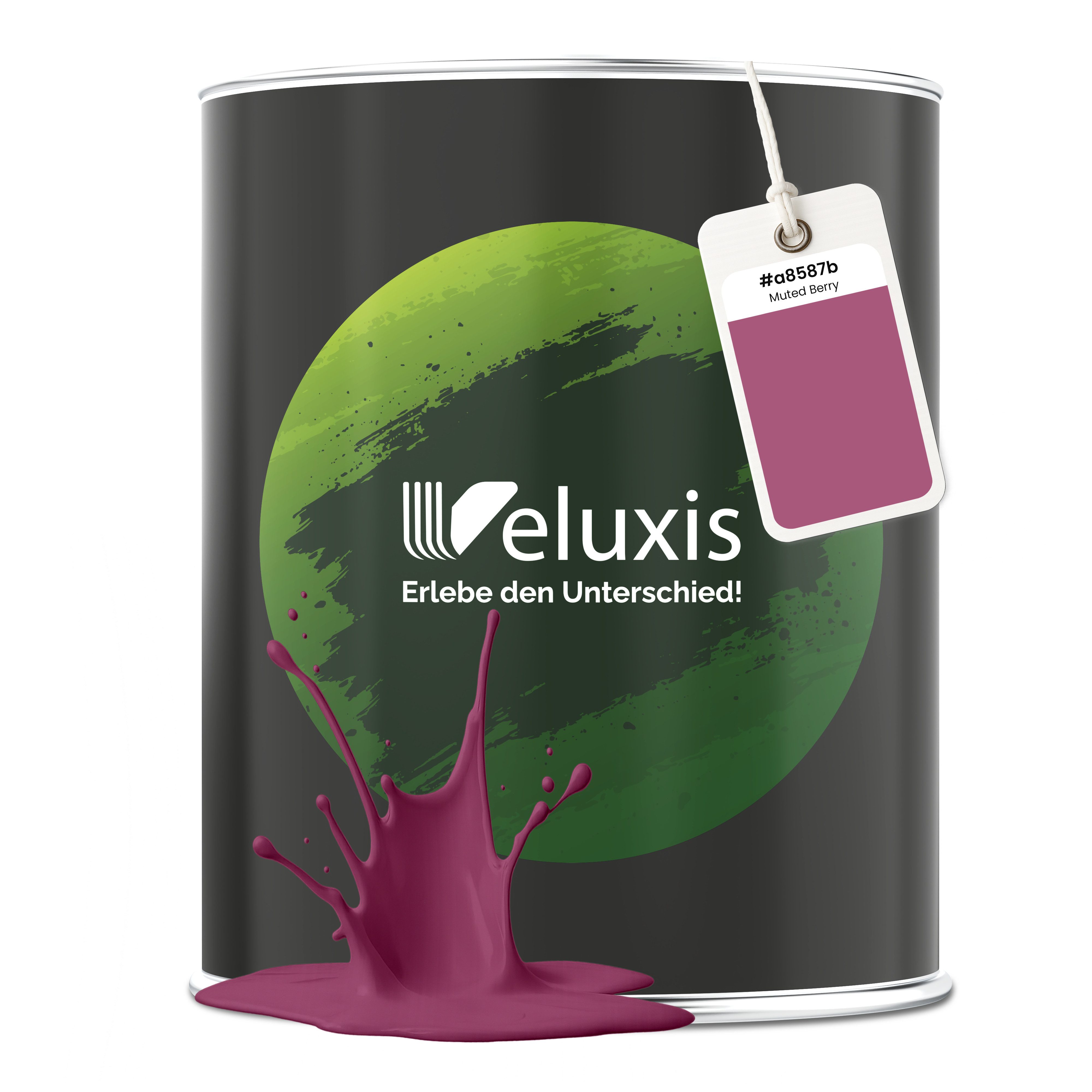 Veluxis Wandfarbe Veluxis® Edle Wandfarbe, für den Innenraum - Deckkraft-Klasse 1, Streifenfrei & tropfarm
