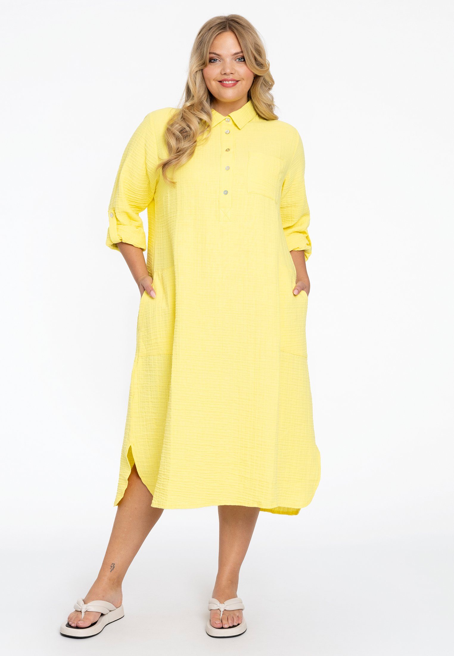 YOEK A-Linien-Kleid Damen Kleid Große Größen günstig online kaufen