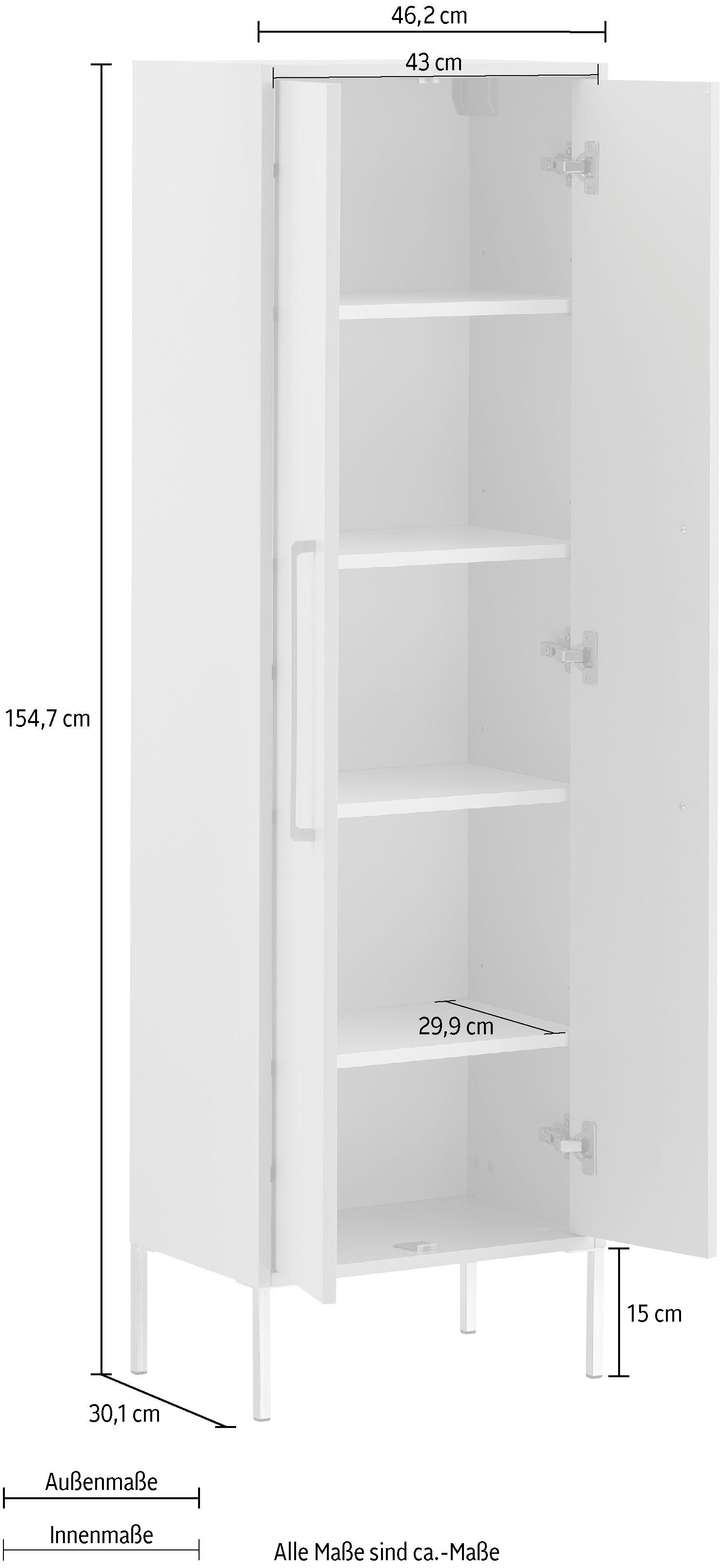 Schildmeyer mintfarben 46,2 mintfarben cm Midischrank Badmöbel, | Sarah Breite