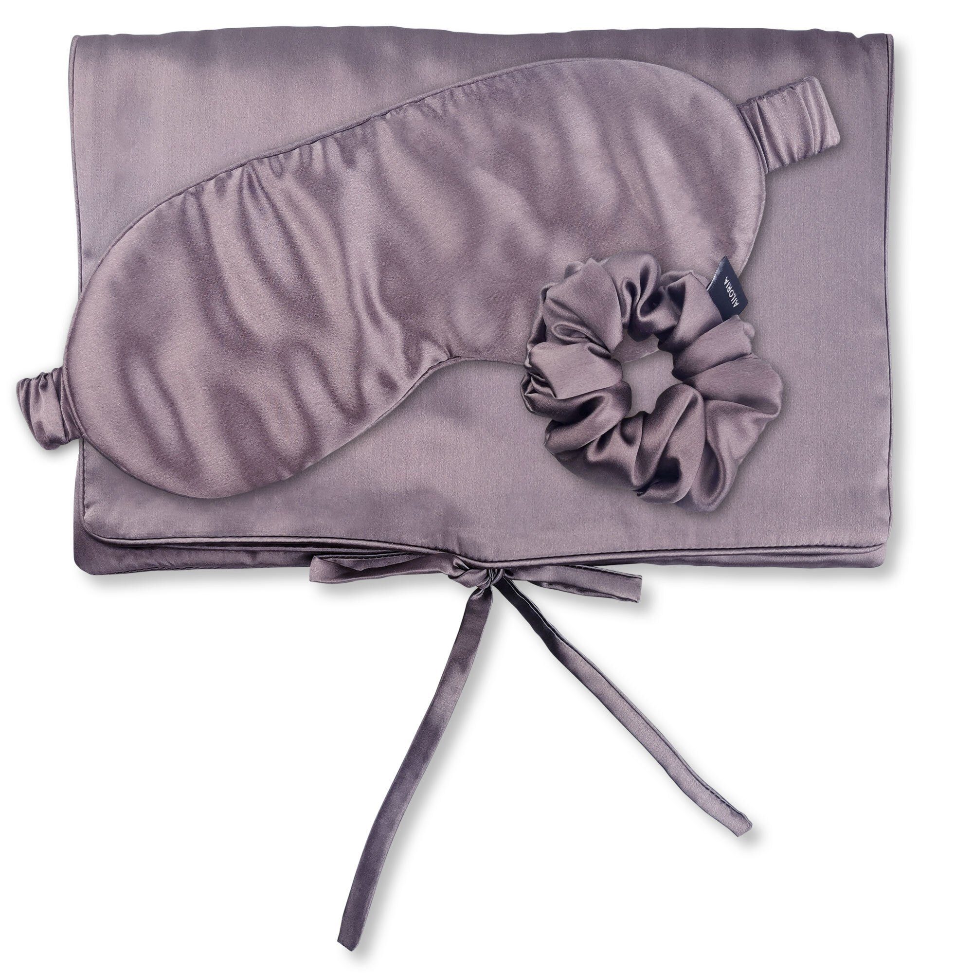 AILORIA Haargummi TRAVEL SET BEAUTY M Tasche, Schlafmaske &, Luxuriöses Reise-Set
