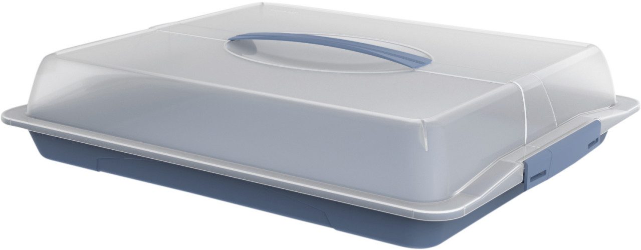 ROTHO Kuchentransportbox Rotho Partybutler JOHN large horizon blau, Kunststoff