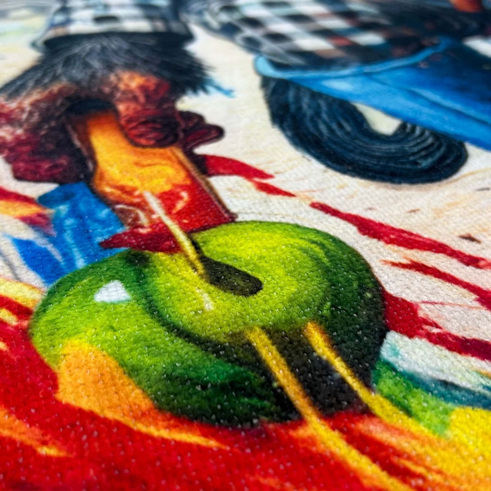 ESPiCO Strandtuch Arte Cuba Monkey, Frottee-Velour (1-St), Schimpanse, Oldtimer, Altstadt Havana