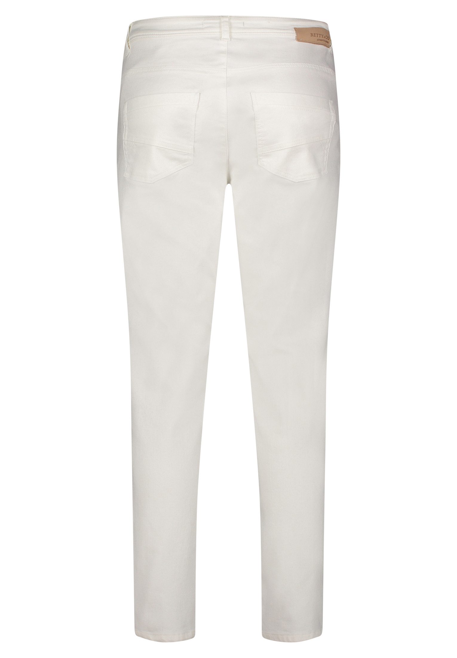 Betty&Co Stoffhose Betty & Co Casual-Hose schmal geschnitten Taschen