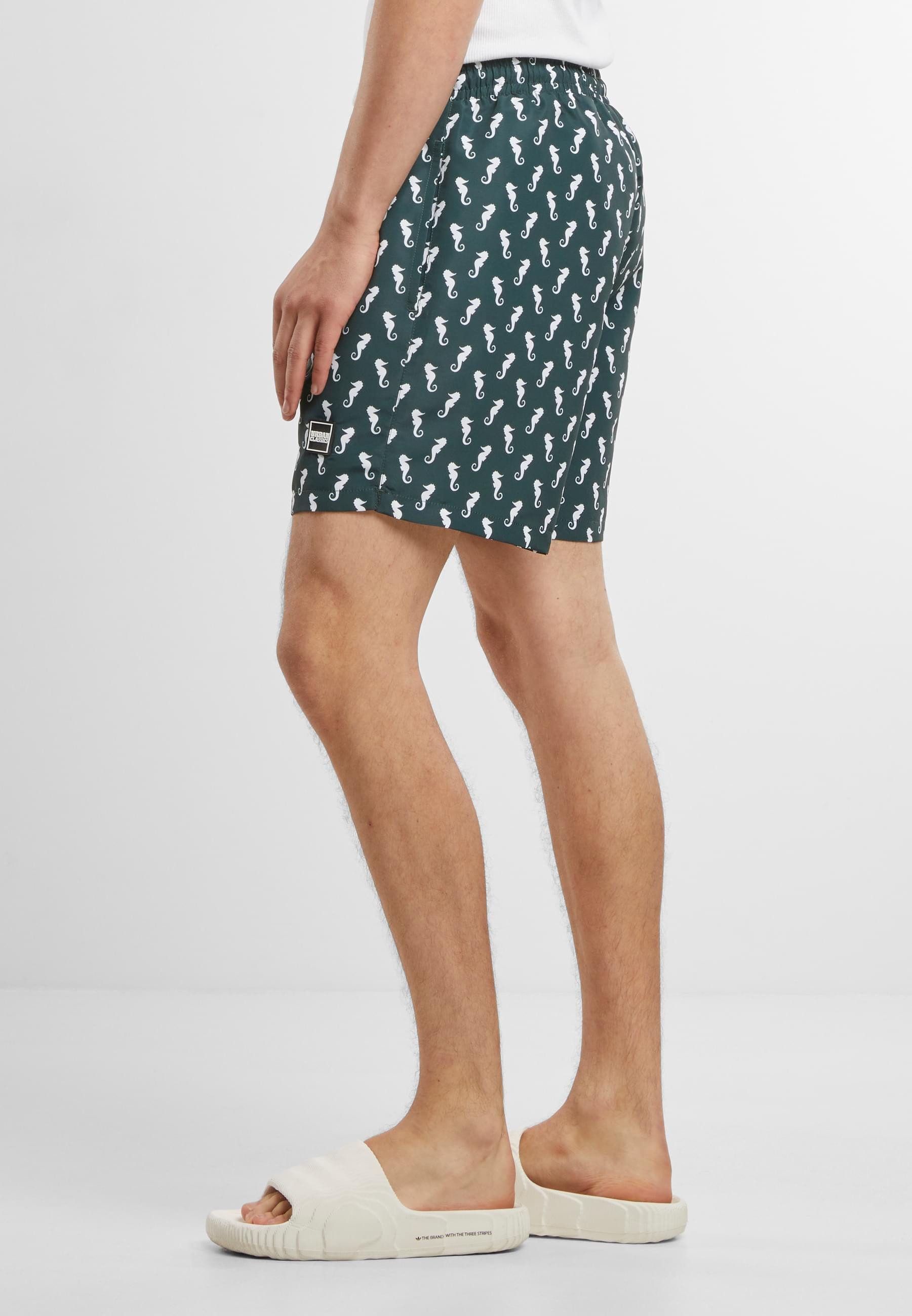URBAN CLASSICS Badeshorts Urban Classics Herren Pattern Swim Shorts günstig online kaufen