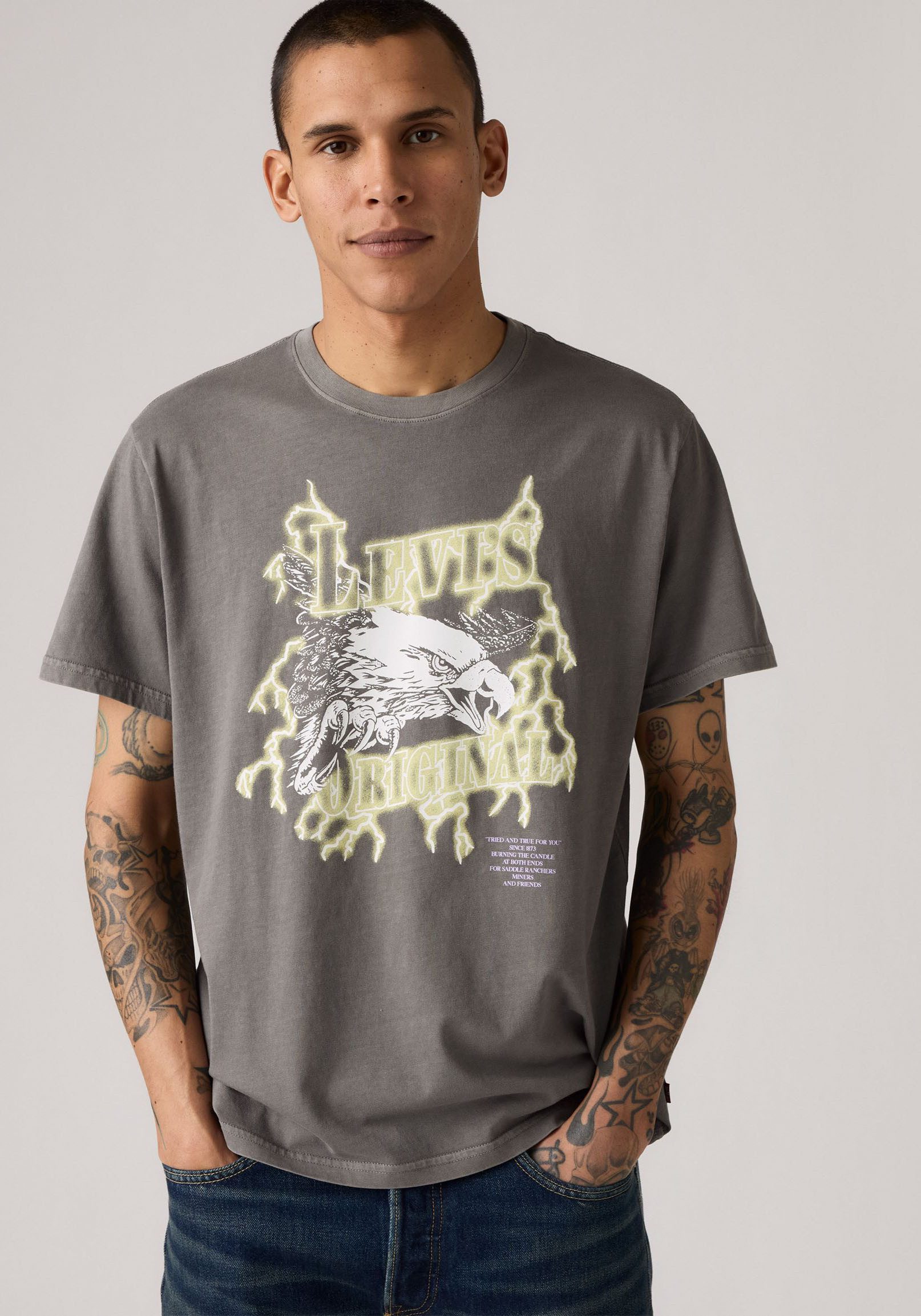 Levi's® T-Shirt SS RELAXED FIT TEE mit Logo Druck günstig online kaufen