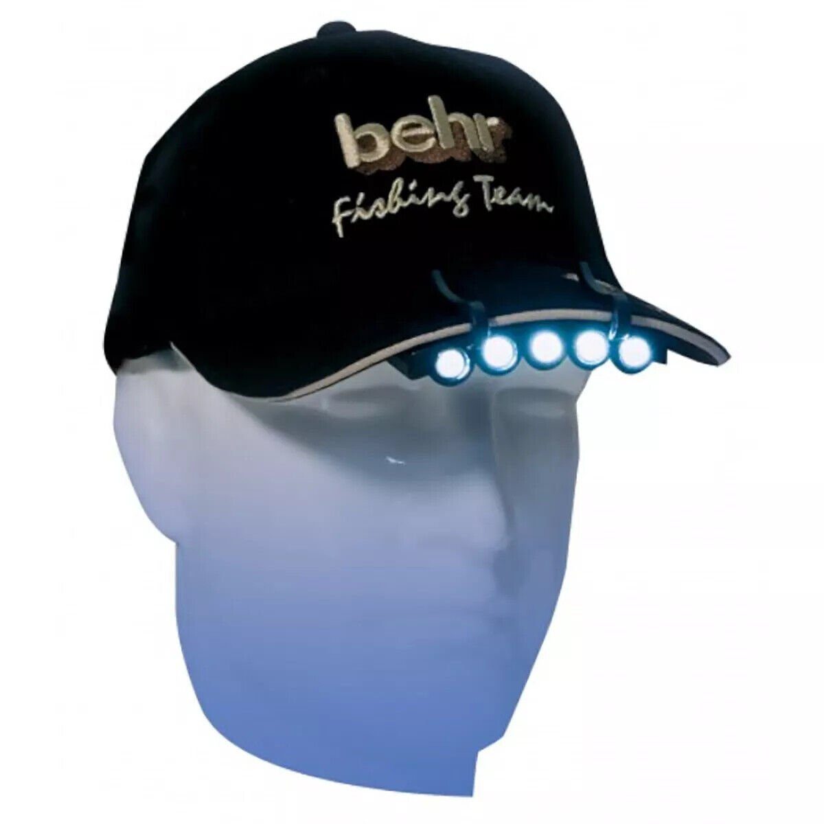 Batterien, inkl. Stirnleuchte Mütze Cliplampe 5 für Stirnlampe Schirmmütze mit LED LED Behr Batterien