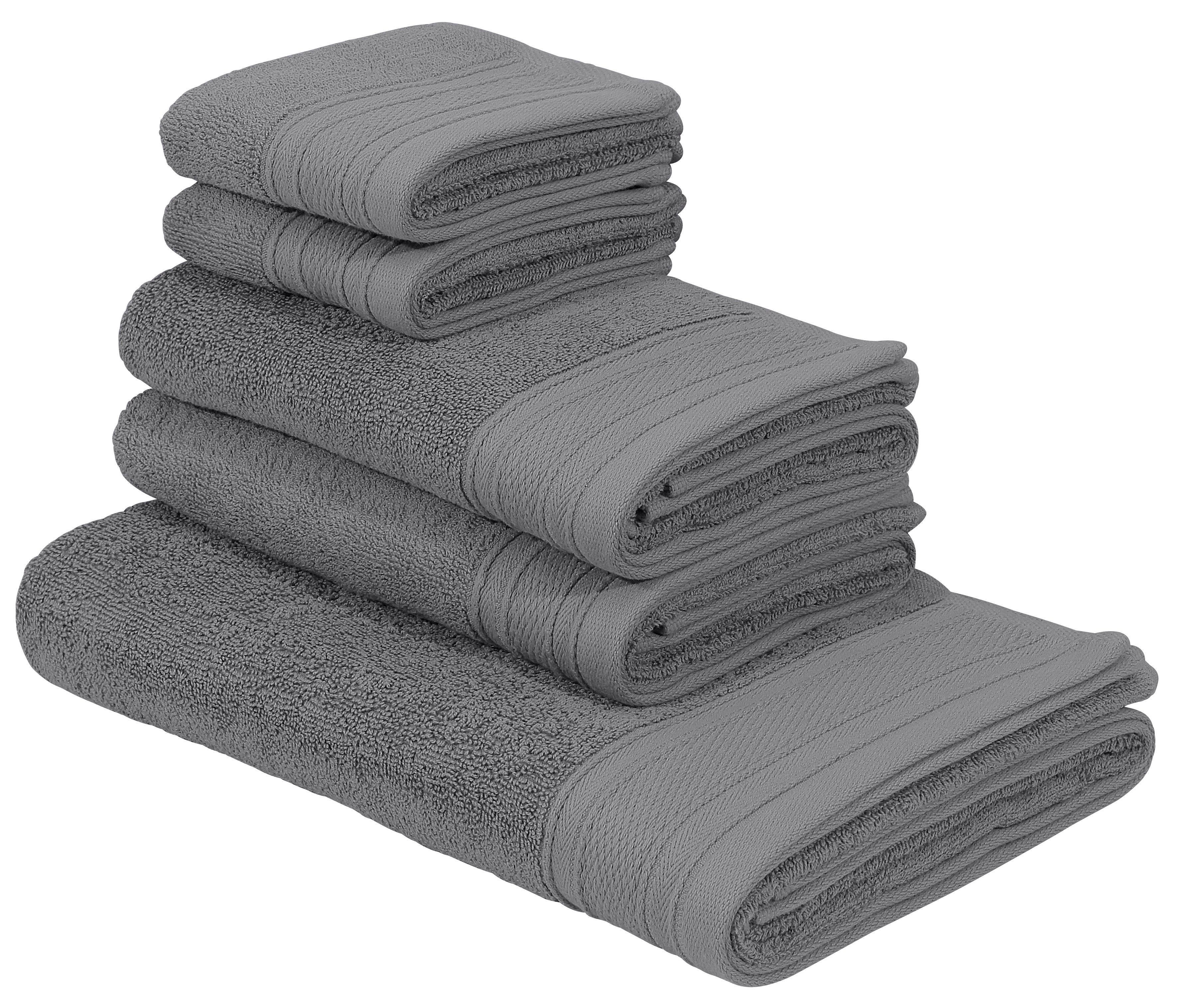 Bruno Banani Handtuch Set Robby, Premium Handtücher, 500 gr/m², 100% Baumwo günstig online kaufen