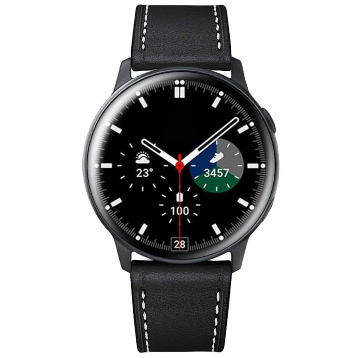 Wigento Smartwatch-Armband Für Samsung Galaxy Watch 6 5 4 Normal Pro Classic alle Größen Armband