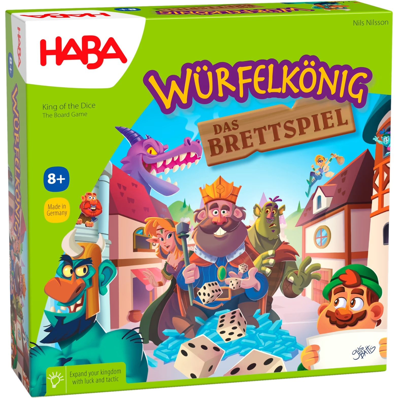 Haba Spiel Würfelkönig – Das Brettspiel, Würfelkönig, Made in Germany
