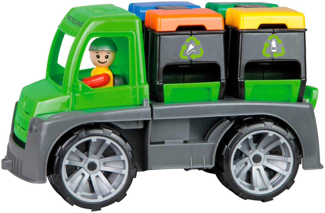 Lena® Spielzeug-Transporter Truxx Recycling Truck, inkl. 1 Spielfigur; Made in Europe