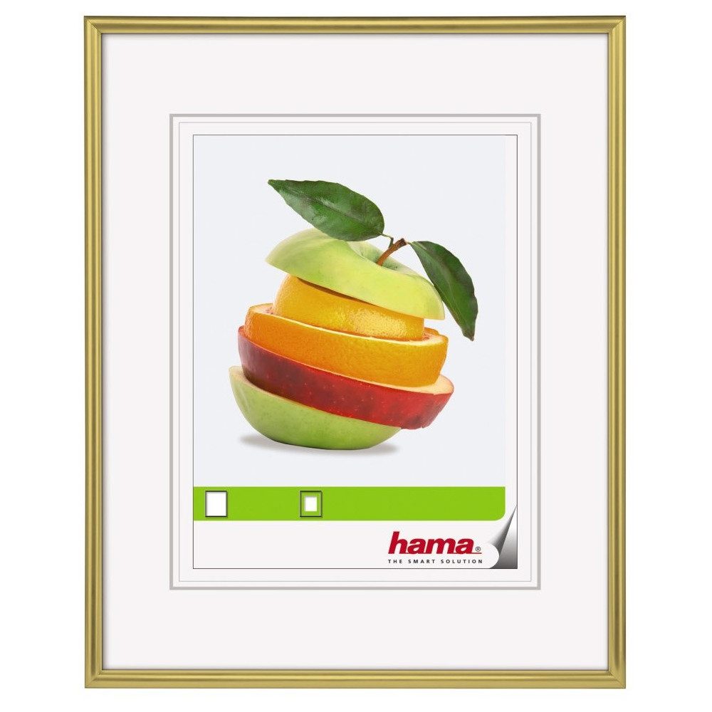 Hama Bilderrahmen Hama Kunststoffrahmen Sevilla 30x40cm gold matt