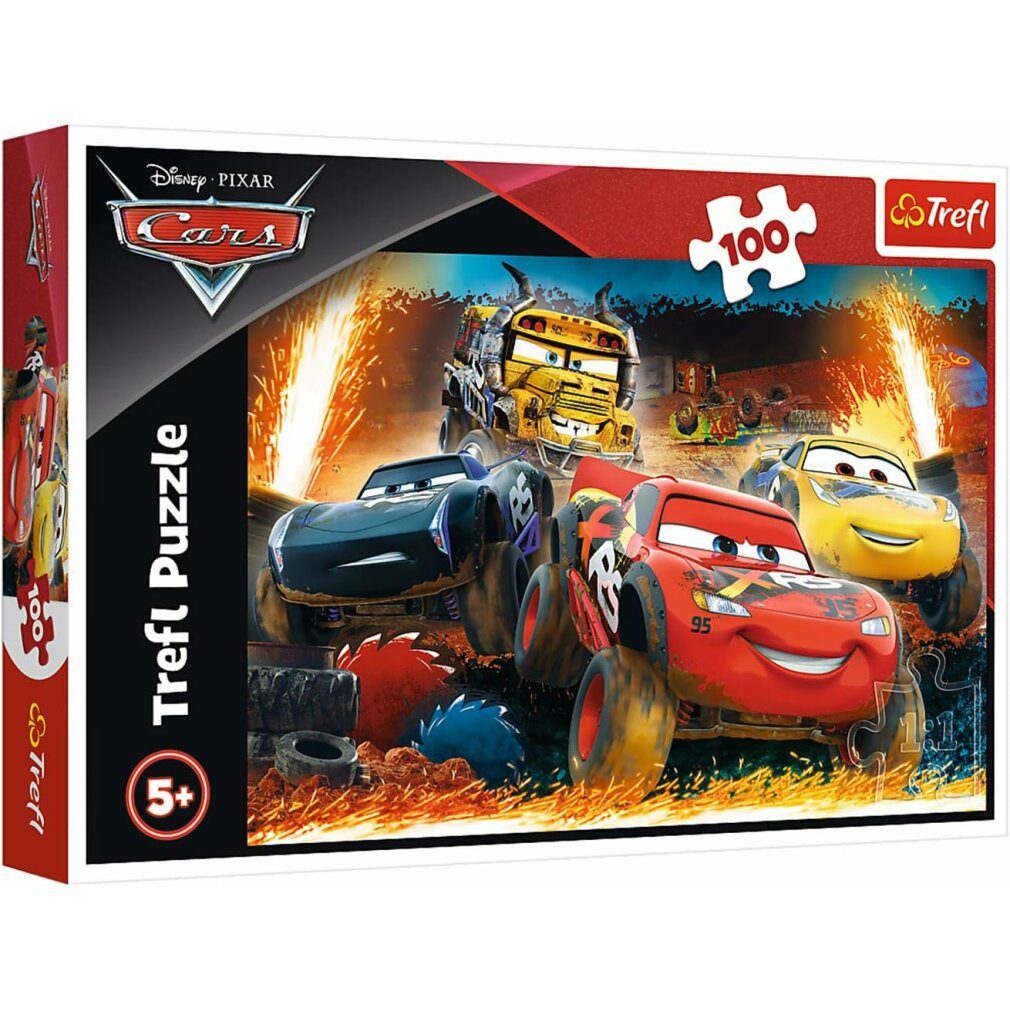 Trefl Puzzle Puzzle Cars 3: Extreme Race 100 Teile, Puzzleteile günstig online kaufen