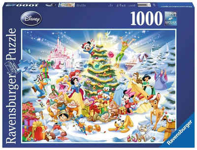 Ravensburger Puzzle 19287 Disneys Weihnachten 1000 Teile Puzzle, 1000 Puzzleteile