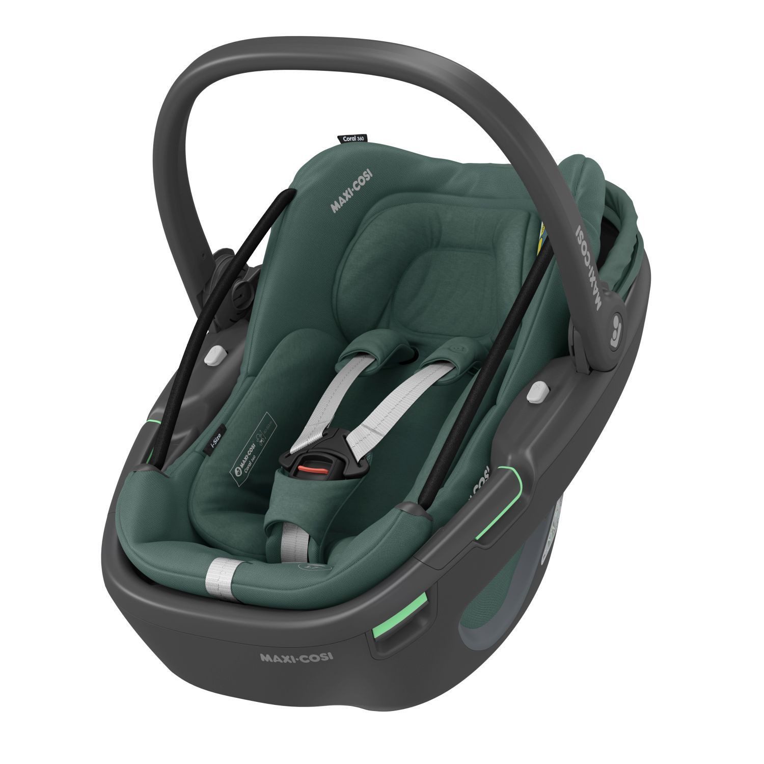 Maxi-Cosi Babyschale Essential Green, ab: 0 Monate, bis: 1 Jahr, (3-tlg), R129/03 i-Size