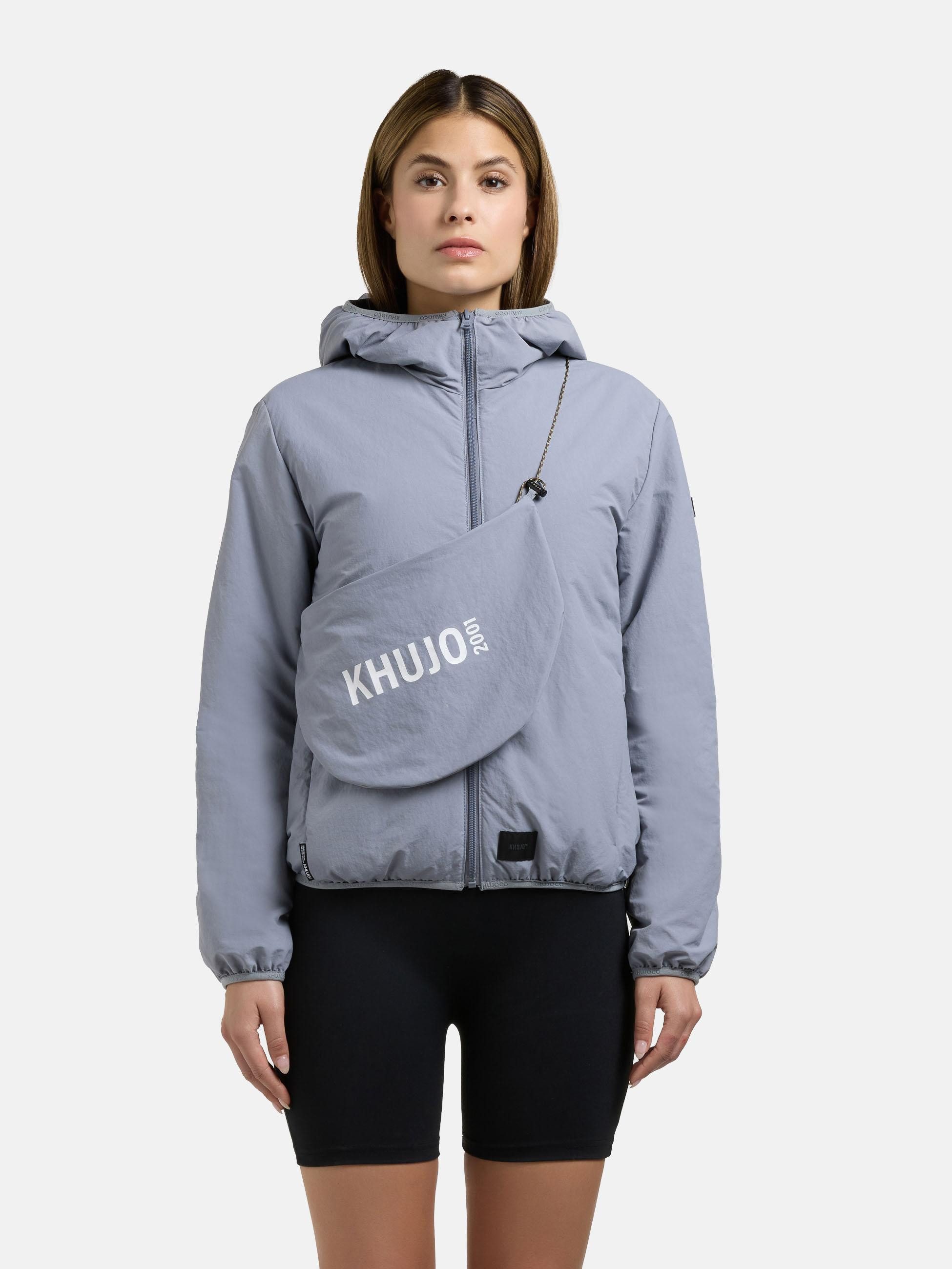 khujo Outdoorjacke Shelly2 (2-St) packbare Damen Übergangsjacke mit Tasche