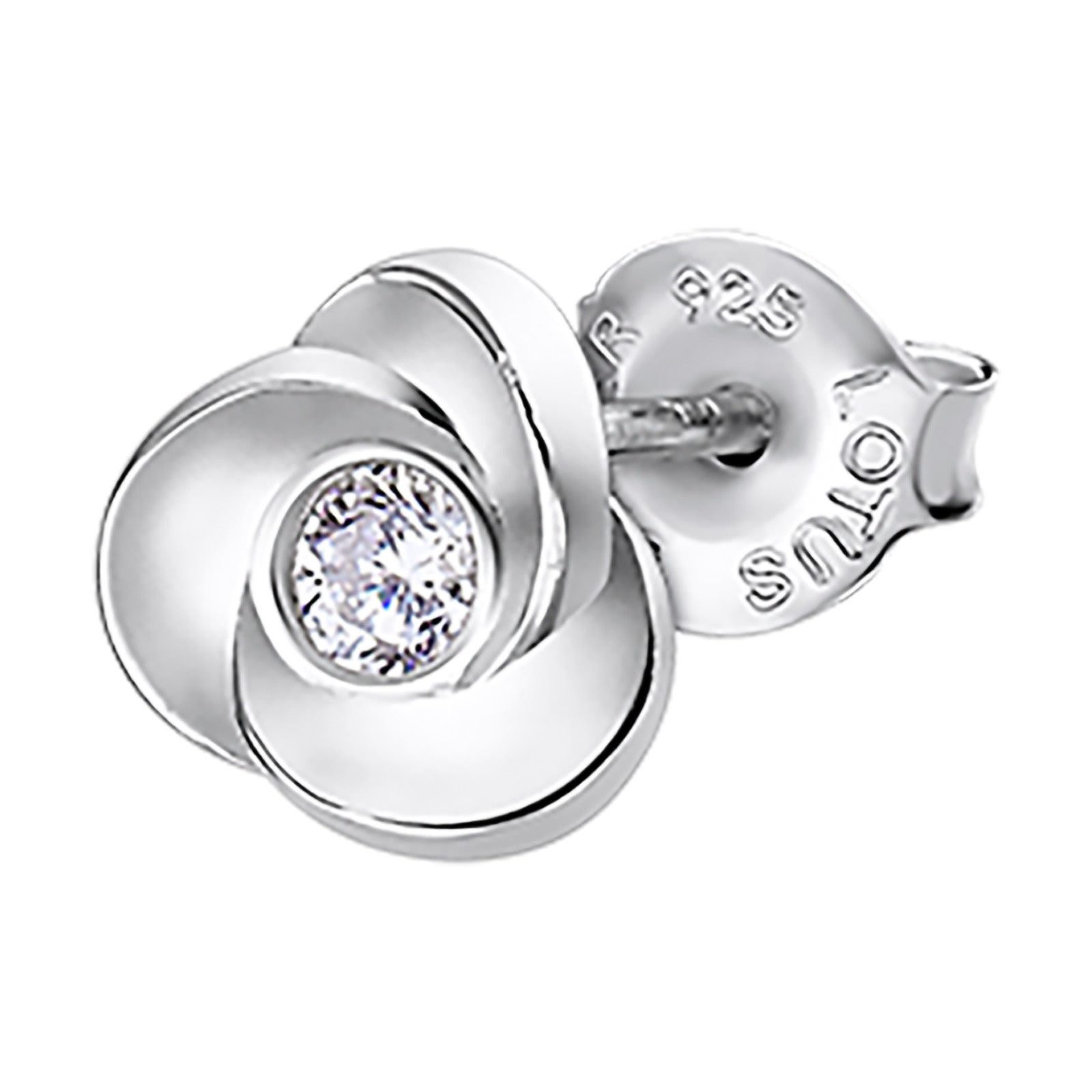 LOTUS SILVER Paar Ohrstecker LOTUS Silver Ohrstecker Blume 925 (Ohrstecker), Ohrstecker Blume 925 Sterling Silber, Farbe: silber