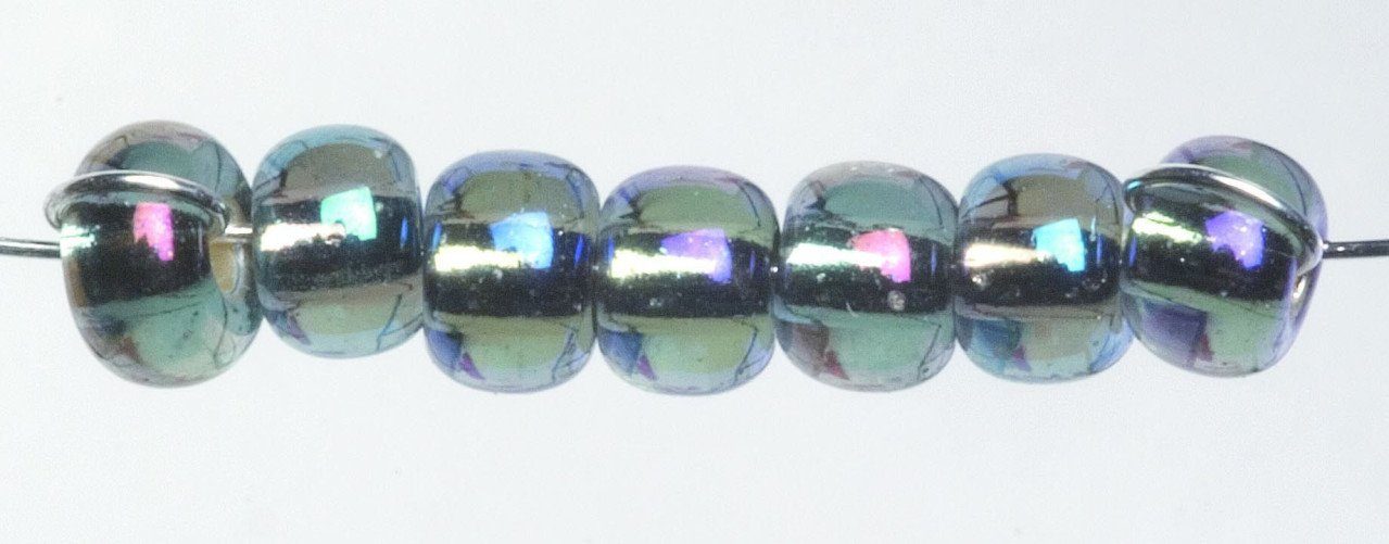 Bastelperlen Glorex Rocailles Perlen 4,5 mm 17 g grau