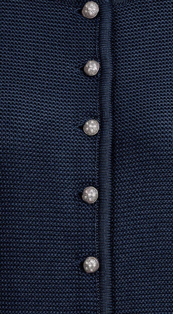 Nübler Trachtenstrickjacke Strickjacke Langarm Anni in Marine von Nübler günstig online kaufen