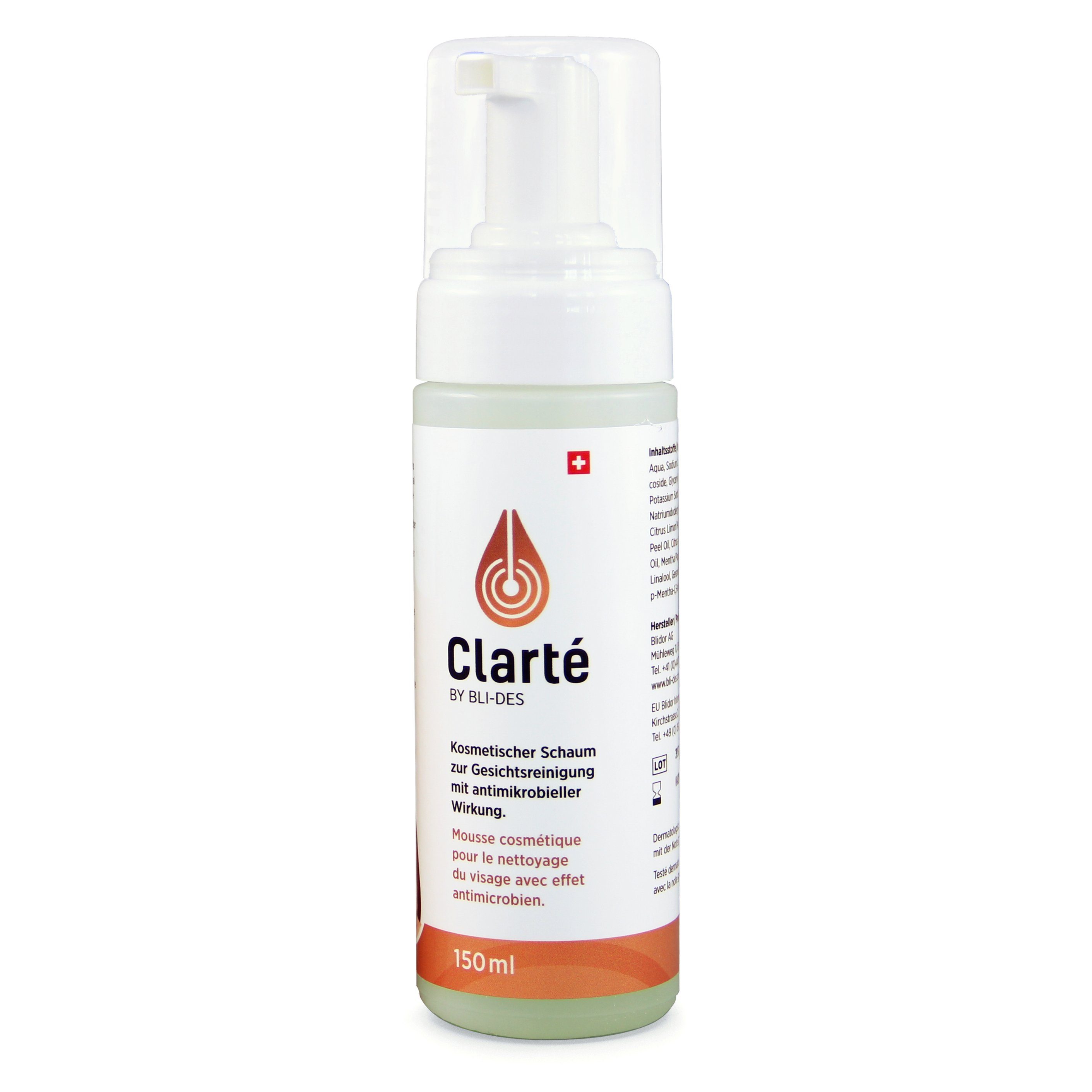 BLI-DES Gesichts-Reinigungsschaum Clarté reine Haut - gegen Pickel und Akne (150ml)