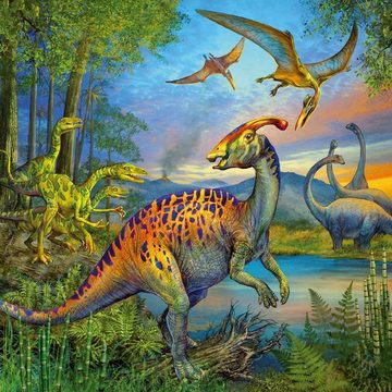 Ravensburger Puzzle Faszination Dinosaurier. Puzzle 3 X 49 Teile, 49 Puzzleteile