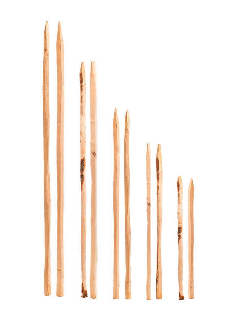 Nature-Lounge Staketenzaun Staketenlatten Kastanie - Holzlatten günstig online kaufen