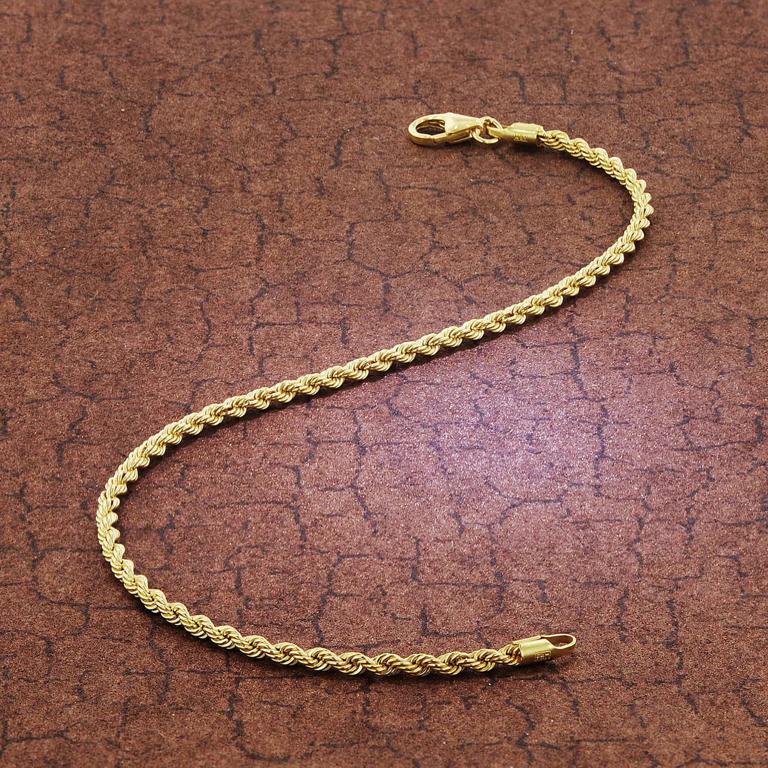 trendor Goldarmband 51881, für Damen 333 Gold / 8 Karat Kordelkette