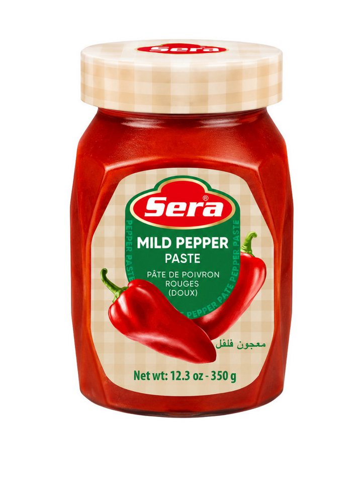 SERA FOOD Saucen Sera %93 Rote Paprika, Paprikamark im Glas, 720 g, 93 % rote Paprika, traditionelle Rezeptur, intensiv im Geschmack