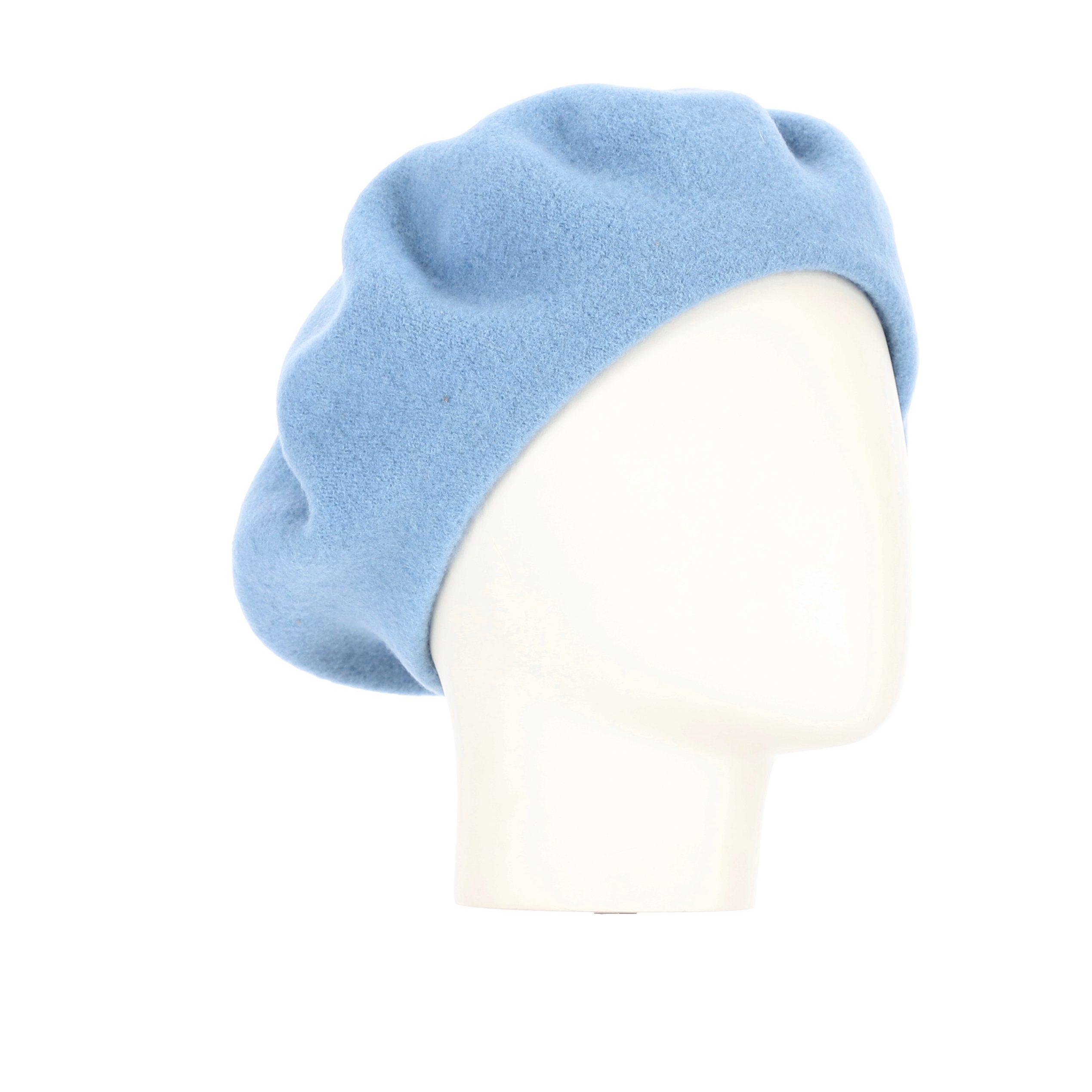 halsüberkopf Accessoires Baskenmütze Filzbaske aus reinem Wollfilz günstig online kaufen