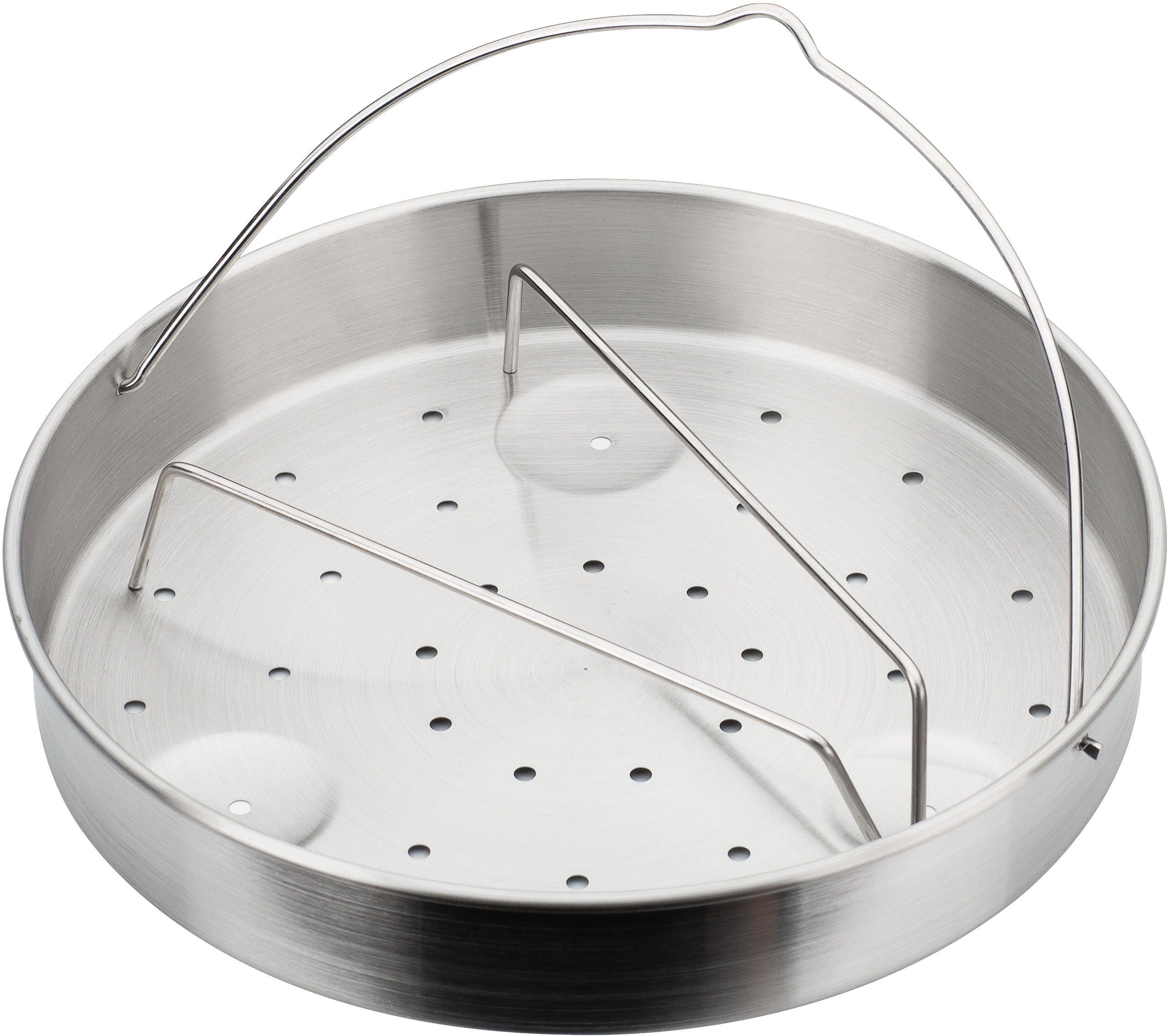 GSW Schnellkochtopf System RAPID, Edelstahl 18/8, Dampfkochtopf zum Bio-/Schnellgaren, Induktion, Einsatz mit Standfuß