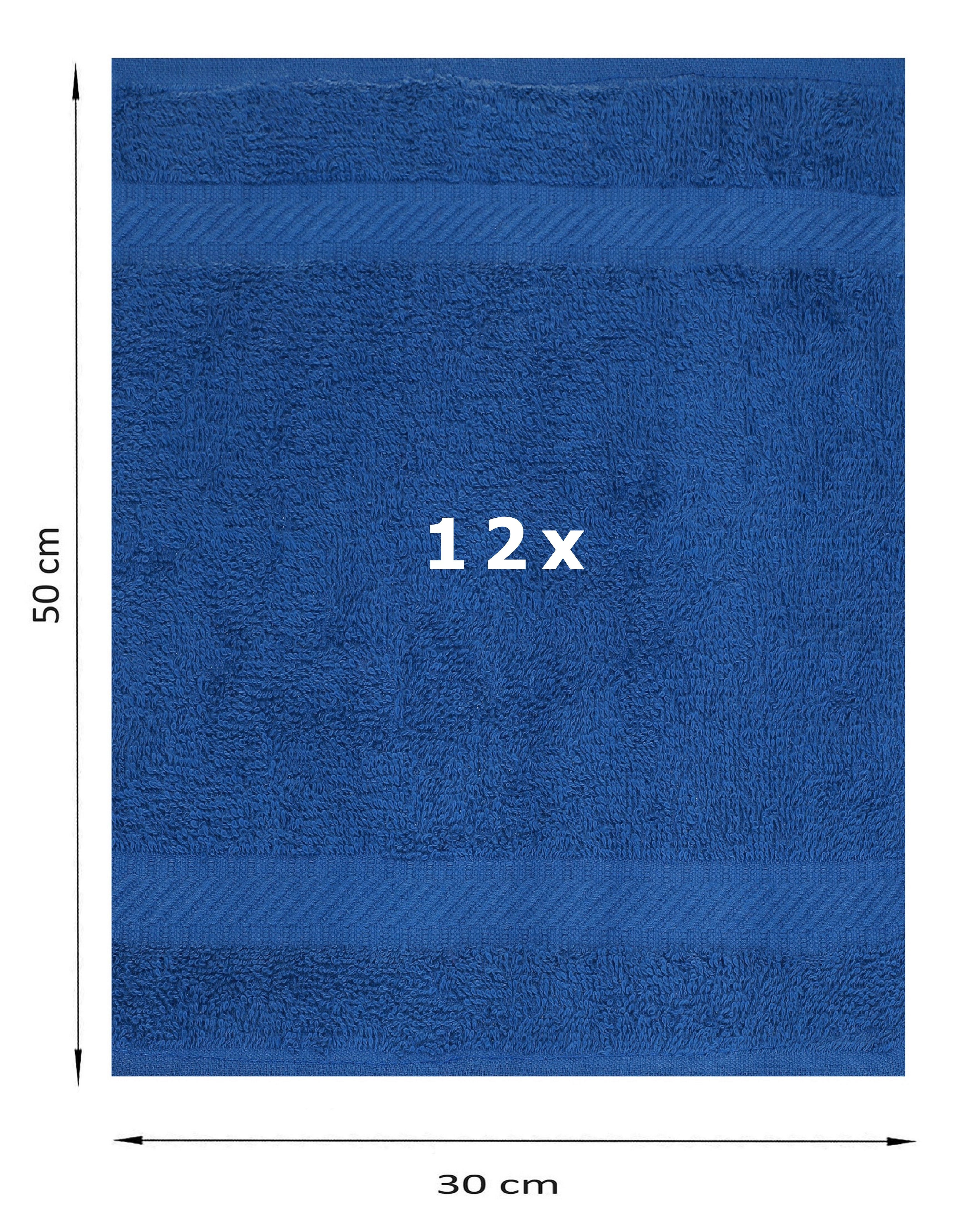 Betz Gästehandtücher 12 Stück Palermo Gästehandtuch Größe 30x50 cm, 100% Ba günstig online kaufen