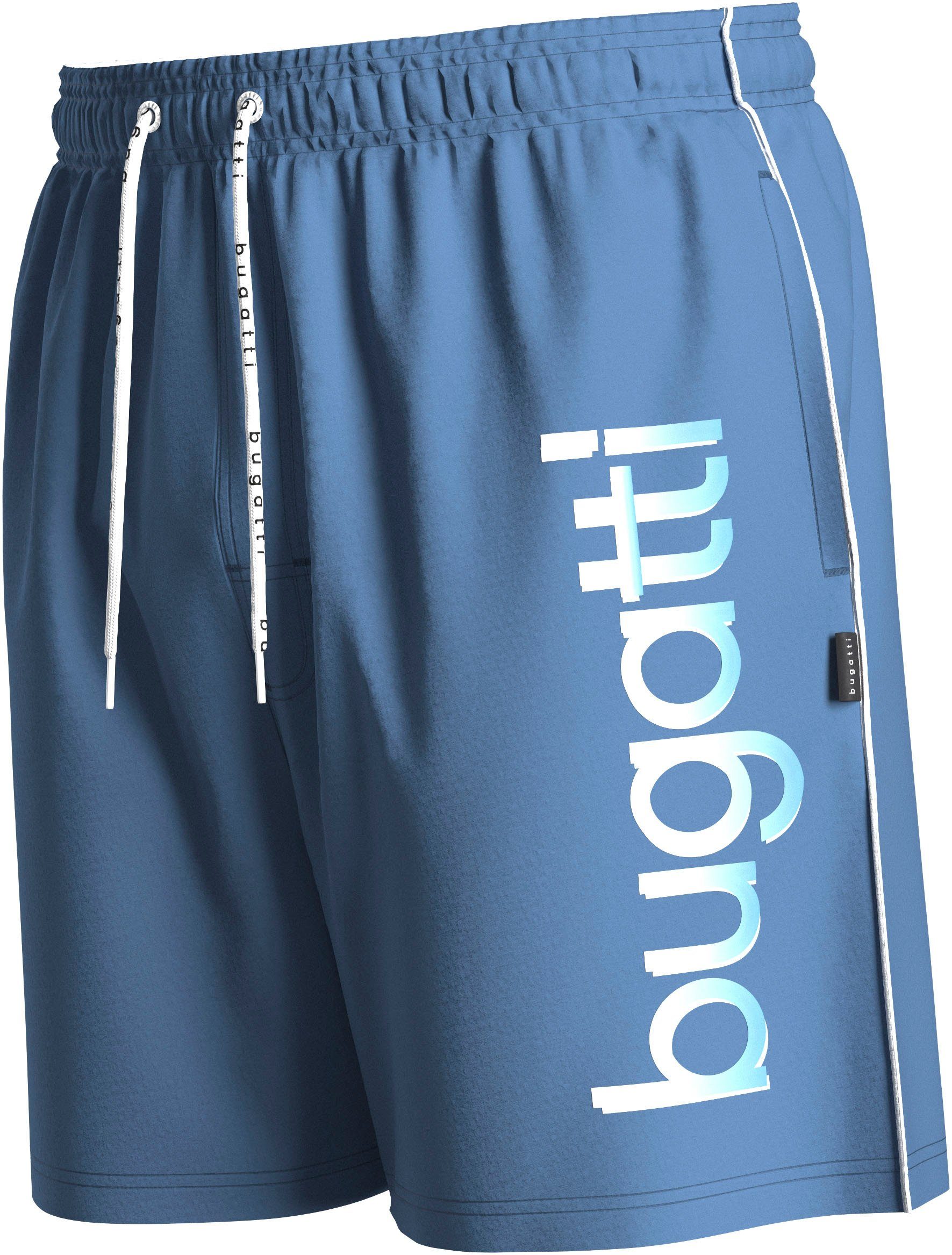 bugatti Badeshorts Giovanni mit großem Logoprint günstig online kaufen
