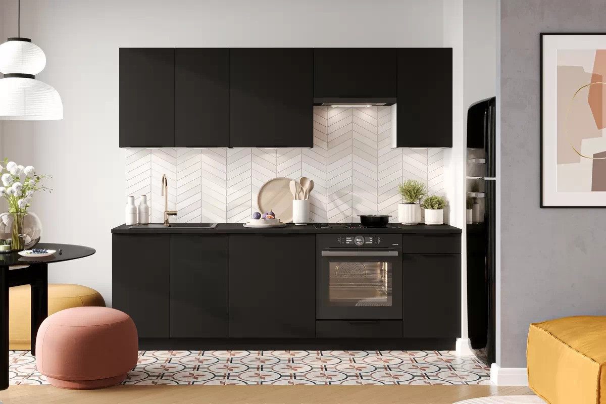 ROYAL24_MARKT Кухниzeile - Premium-Design für Ihre Küche, (Komplett Set), Premium - Modern - Exzellent.