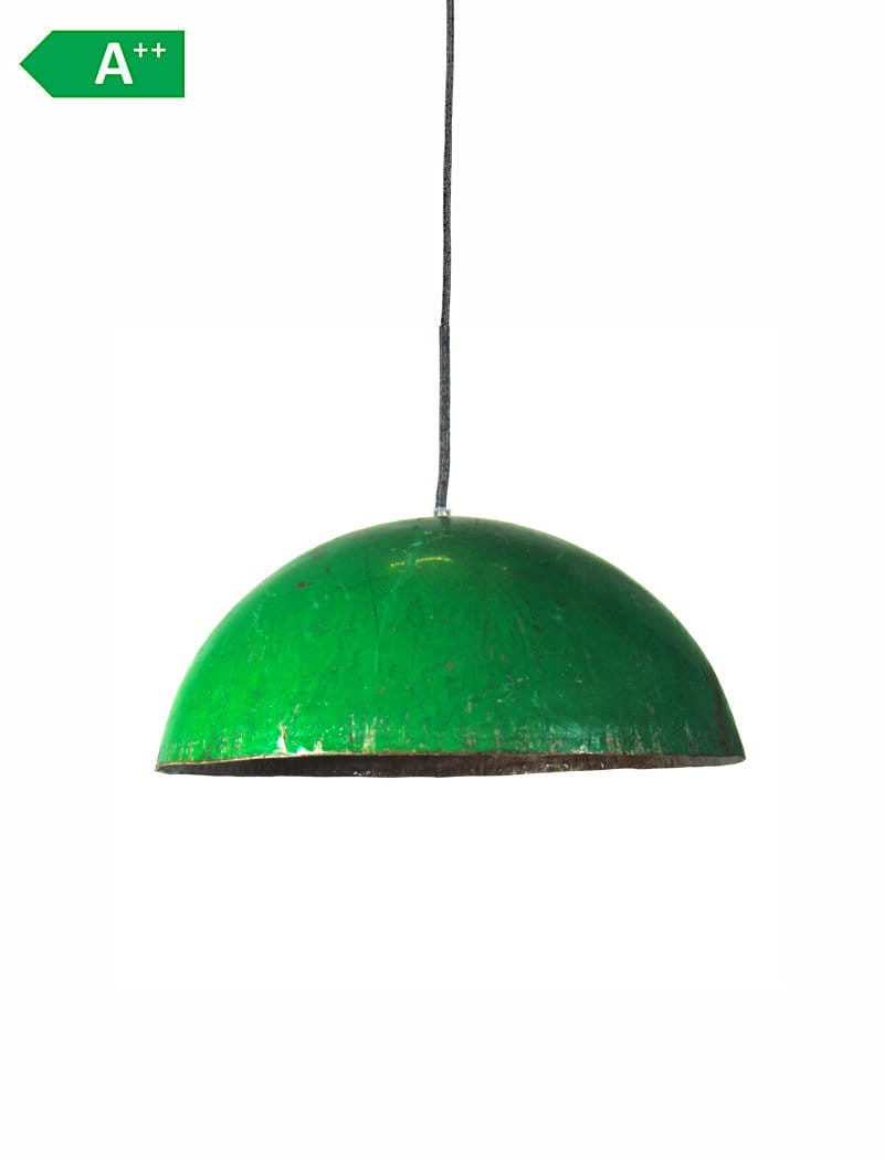 SWANE Lampenschirm Upcycling Deckenlampe - Ölfass L - Grün - Senegal, Handgefertigt · Metall (Ölfass) · Unikat