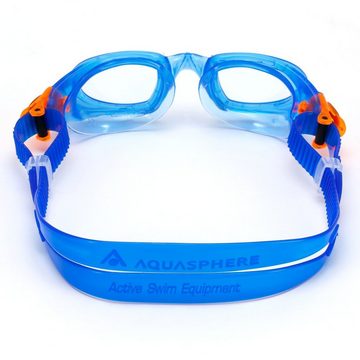 Aqua Sphere Schwimmbrille MOBY KID,BLUE ORANGE LENS CLEAR BLUE ORANGE LENS CLEAR