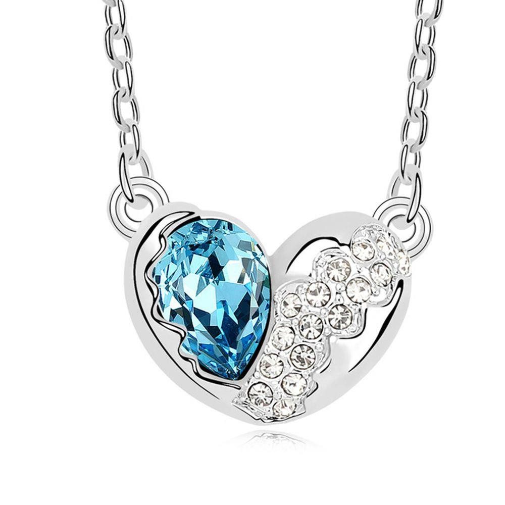 Ketten-Set Kette Love Silber aus Messing Damen