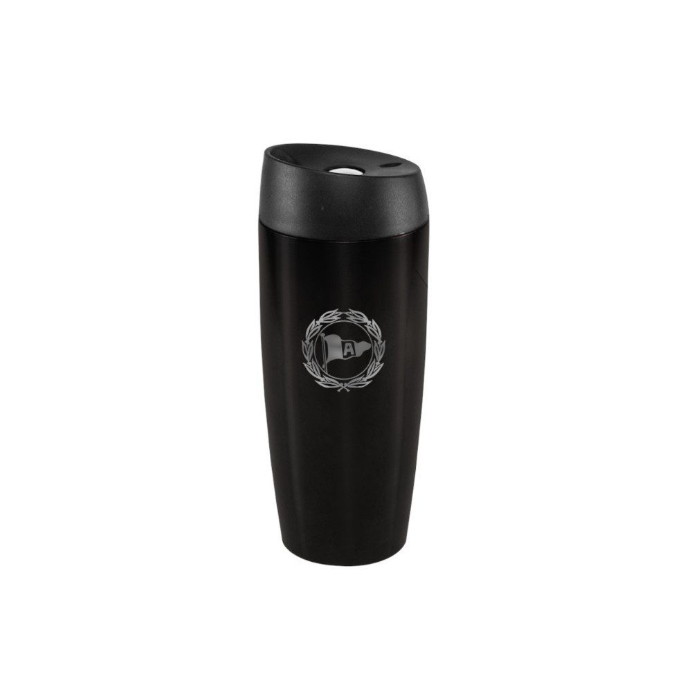 Arminia Bielefeld Thermobecher Arminia Bielefeld Thermobecher Logo schwarz